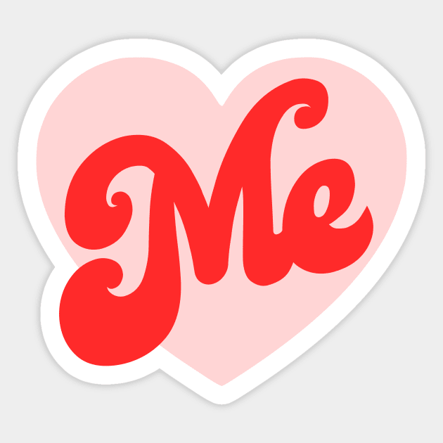 I Heart Me Sticker by kapotka